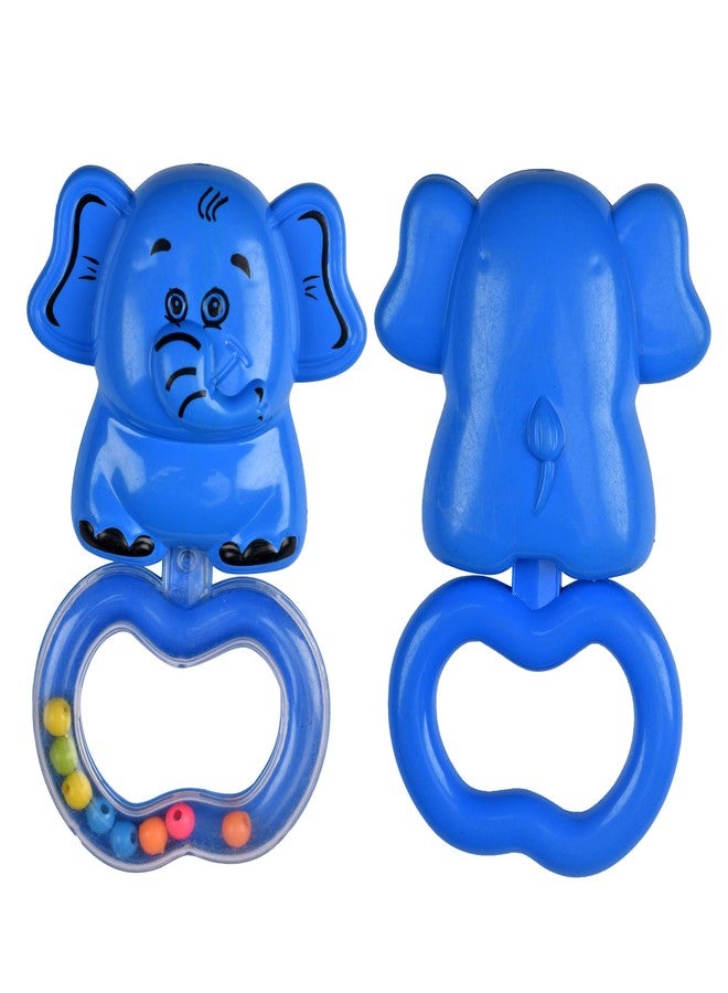 بيبي جو لعبة خشخيشة حيوانات للأطفال من بيبي جو، مصنوعة من بلاستيك غير سام (عبوة من 3 قطع) - متعددة الألوان - Image 4